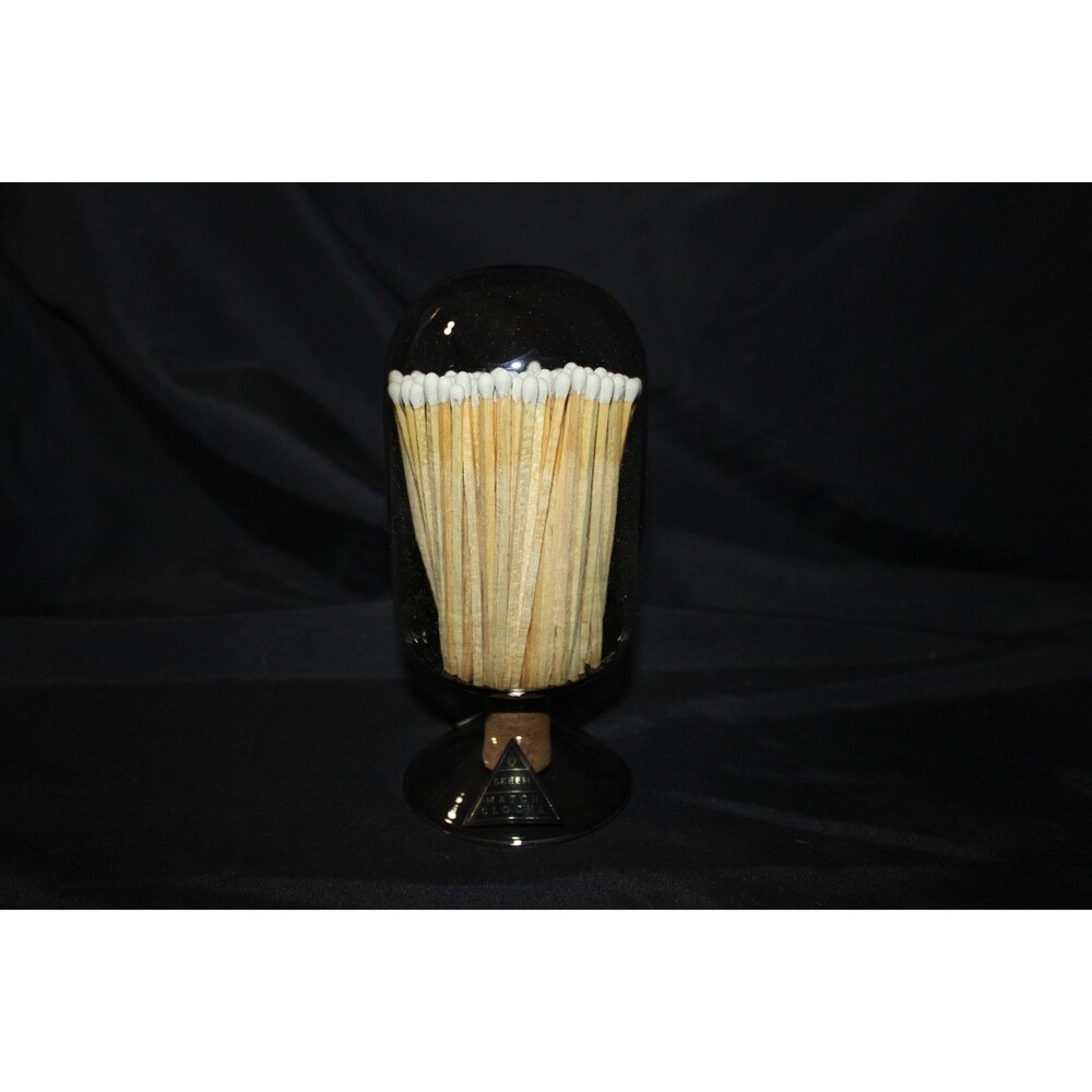 Skeem Design Glass Match Cloche with Striker - Smoke New Without Box